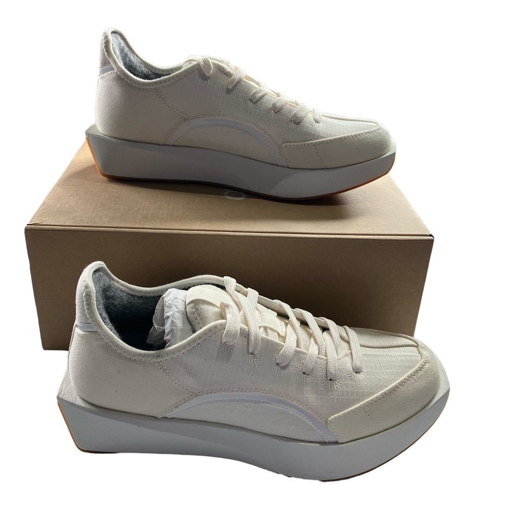 Allbirds Riser Natural White Sz 9 Womens Sneakers Shoes Canvas Lace Up‎  Low Top
